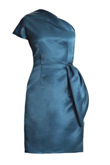 Lanvin One Shoulder Drape Dress - Lyst