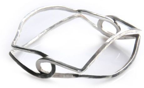 Larissa Landinez Silver Linked Square Bracelet in Silver - Lyst