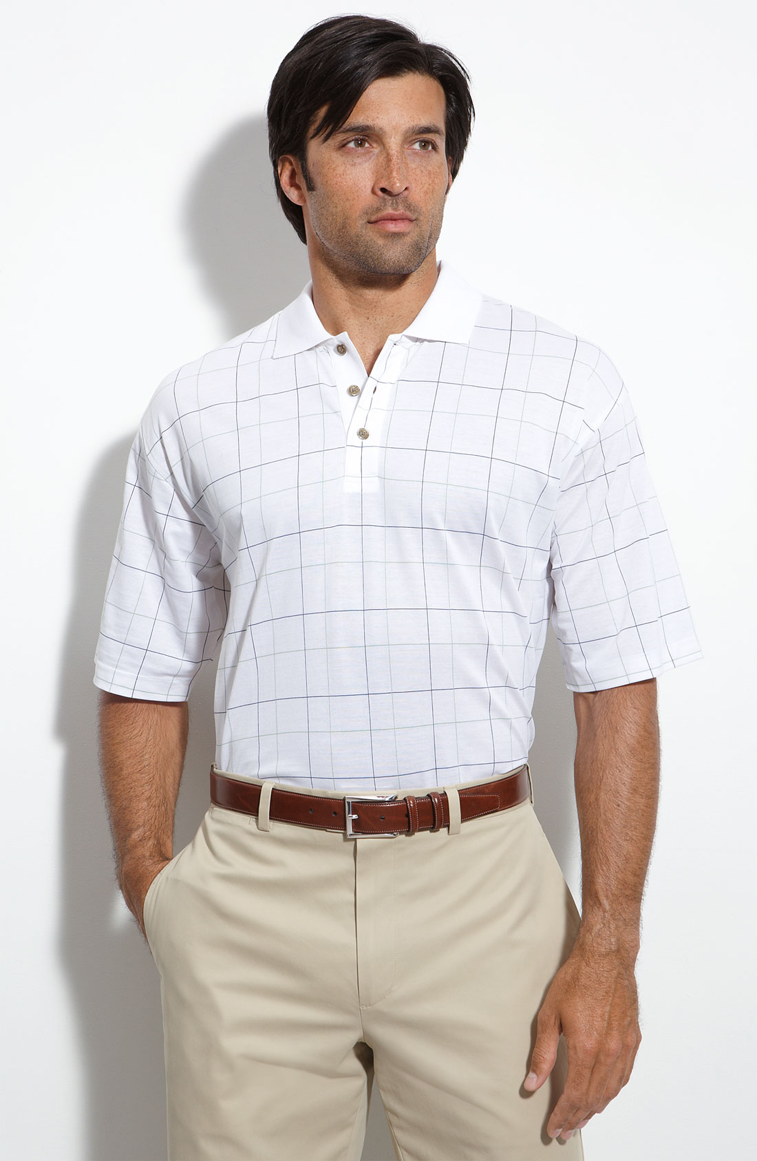 Lone Cypress Pebble Beach Patterned Polo in White for Men | Lyst