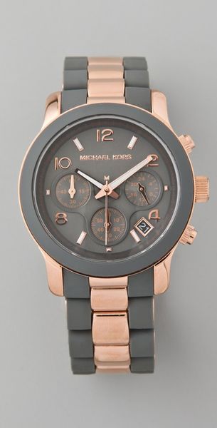 Michael Kors Runway Time Teller Watch - Lyst