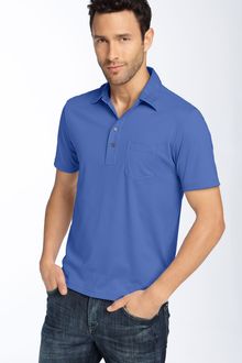 Michael Kors Metal Button Trim Fit Polo - Lyst