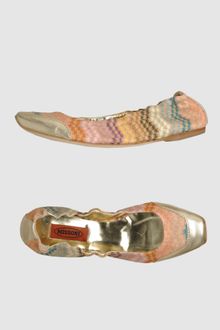 Missoni Ballet Flats - Lyst