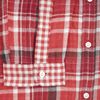 Oliver Spencer Red Plaid Contrast Cuff Shirt in Red for Men - Lyst