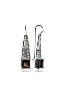 Sikara & Co. Sikaras Step Ladder Earrings with Square Stone (s - Lyst