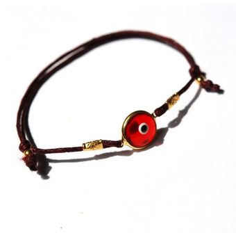Toosis Red & Brown Evileye Bracelet - Lyst