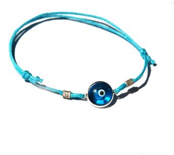 Toosis Turquoise Blue Evileye Bracelet in Silver - Lyst