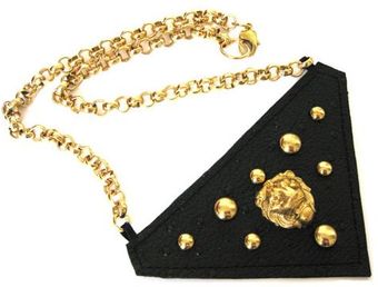 Yuen London Fierce Lion Leather Necklace - Lyst