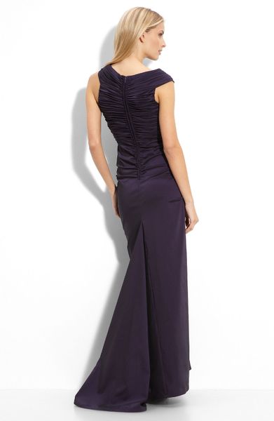 adrianna papell jersey gown