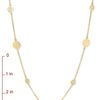 Anna Beck Bali Long Strand Disc Necklace in Silver (sterling silver/ gold) - Lyst