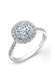 Bony Levy Bridal Pavé Diamond Basket Semi Mount Ring (Nordstrom Exclusive) - Lyst
