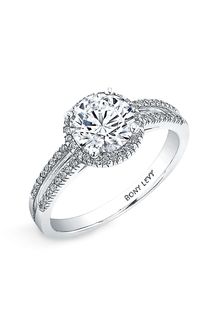 Bony Levy Bridal Pavé Diamond Setting Semi Mount Ring (Nordstrom Exclusive) - Lyst