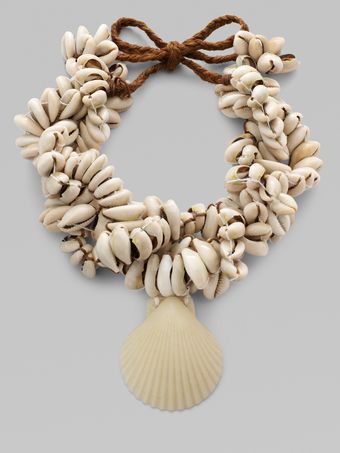 By Malene Birger Entwined Shell Necklace - Lyst