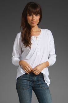 Daftbird Oversize Henley - Lyst