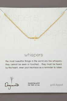 Dogeared Whispers Cross Necklace - Lyst