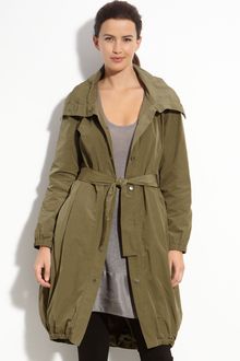 Eileen Fisher Belted Bubble Coat - Lyst