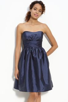 Eliza J Strapless Taffeta Dress - Lyst