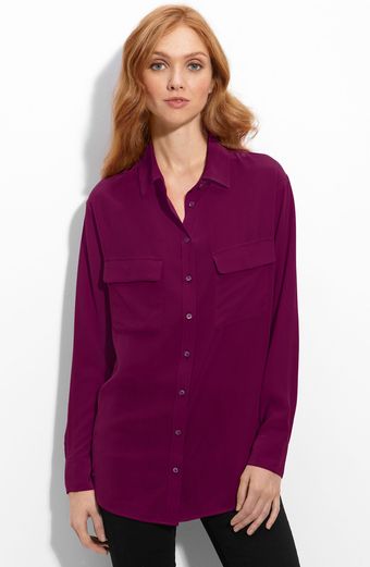 Equipment Signature Silk Shirt - Lyst
