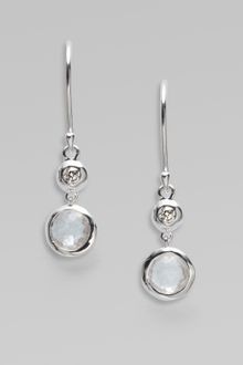 Ippolita Diamond, Clear Quartz & Sterling Silver Earrings - Lyst