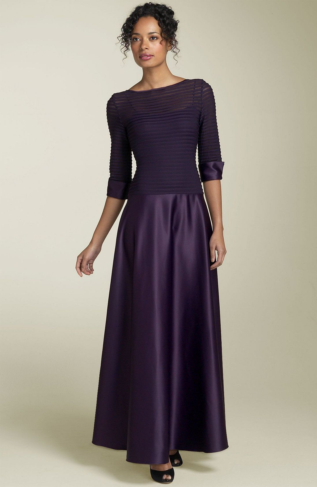 Js Collections Illusion Lace Prom Dress in Purple (Plum) | Lyst
