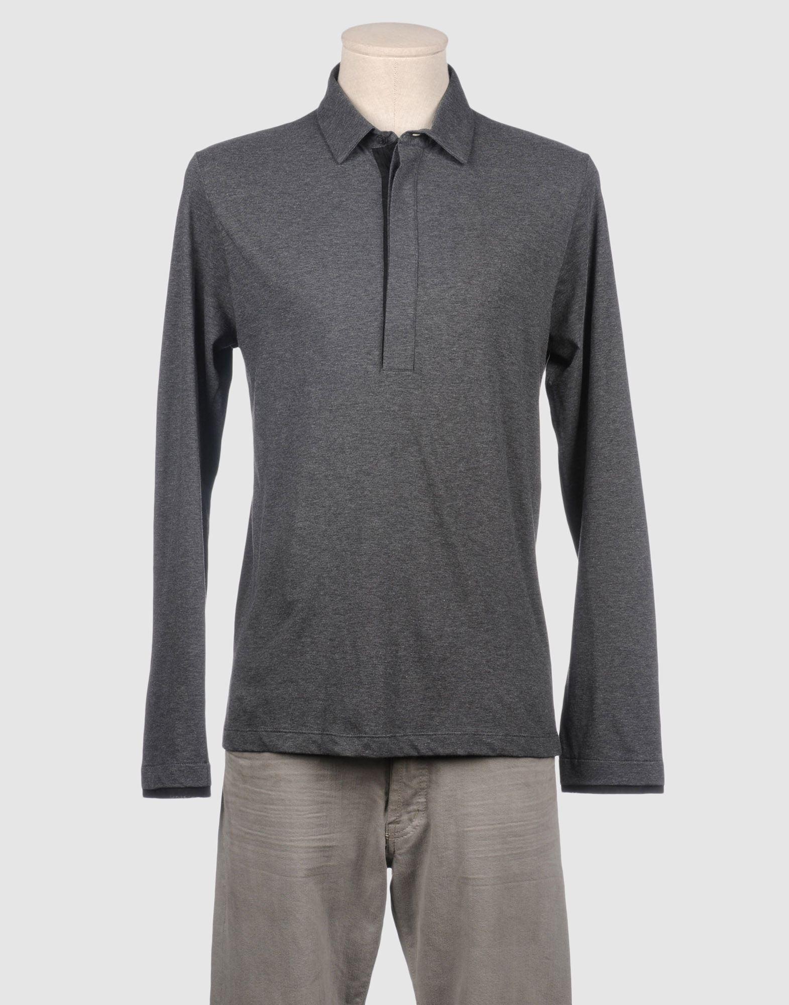 Karl Lagerfeld Polo Shirts in Gray for Men (lead) Lyst