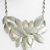 Kendra Scott Wendy Leaf Frontal Statement Necklace in Silver (gold) - Lyst
