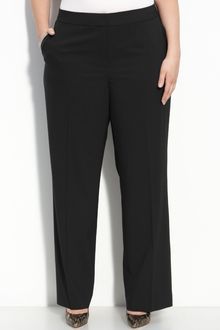 Lafayette 148 New York Delancey Stretch Wool Pants (plus) - Lyst
