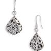 Lois Hill Cage Diamond Shape Drop Earrings in Silver (sterling silver) - Lyst