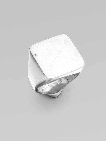 Maison Martin Margiela Reversible Signet Ring - Lyst