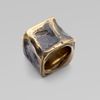 Maison Martin Margiela Square Brass Ring in Gold for Men - Lyst