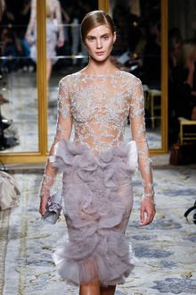 Marchesa Spring 2012 Lilac Clutch - Lyst