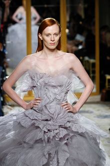 Marchesa Spring 2012 Lilac Gown - Lyst