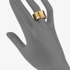 Michael Kors Goldtone Ribbed Ring in Gold - Lyst