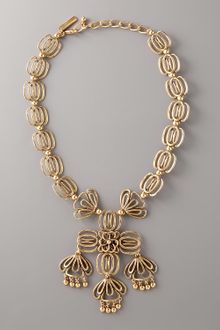 Oscar de la Renta Folkloric-motif Necklace - Lyst