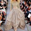 Oscar De La Renta Spring 2012 Metallic Crop Top  in Gold - Lyst