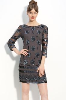 Pisarro Nights Sequin Pattern Sheath Dress - Lyst