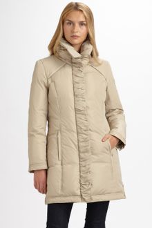 Rainforest Ruched Down Coat - Lyst