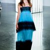 Rodarte Spring 2012 Chiffon and Lace Maxi Dress in Blue - Lyst