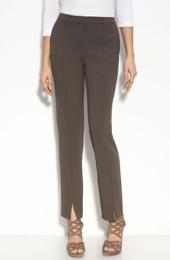St. John Evening Crepe Ankle Pants - Lyst