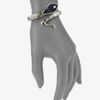 Stephen Webster Grey Cats Eye Crystal Haze & Sterling Silver Snake Bracelet in Silver - Lyst