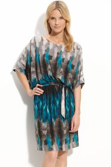 Suzi Chin For Maggy Boutique Print Jersey Blouson Dress - Lyst
