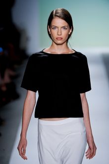Tibi Spring 2012 Black Tee - Lyst