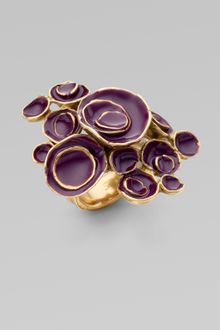 Yves Saint Laurent Arty Flower Ring - Lyst
