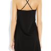 Calvin Klein Naked Glamour Stretchsatin Slip in Black - Lyst