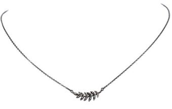 Eddera Silver Epi Necklace - Lyst