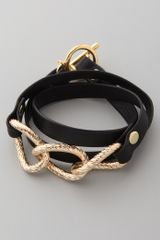 Gorjana Parker Leather Wrap Bracelet