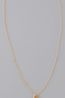 Gorjana Love Knot Charm Necklace - Lyst