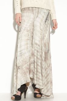 Haute Hippie Printed Silk Maxi Skirt - Lyst