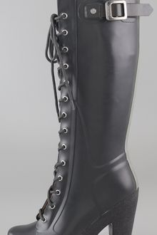 Hunter Lapins Lace Up High Heel Boots - Lyst