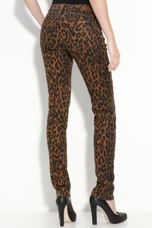 Joe's Leopard Print Skinny Stretch Denim Jeans - Lyst