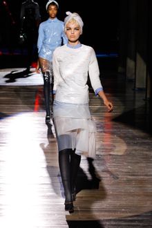 Marc Jacobs Spring 2012 Blue Button Down Shirt - Lyst